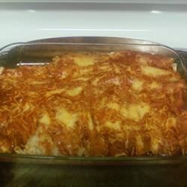 Bean Potato Enchiladas