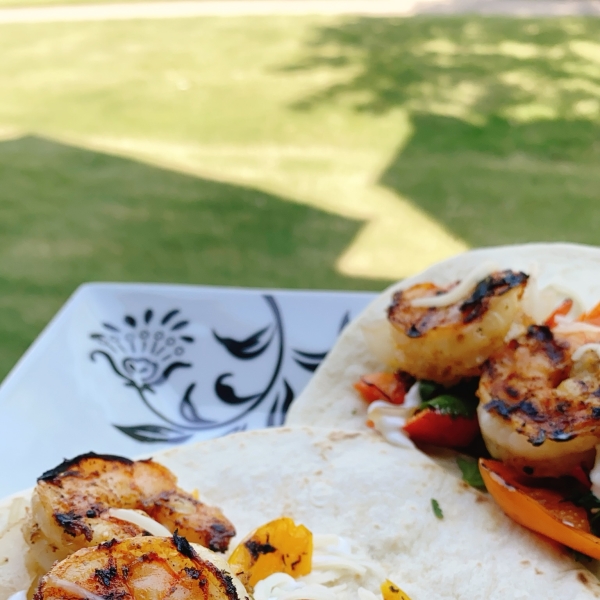 Grilled Shrimp Fajitas