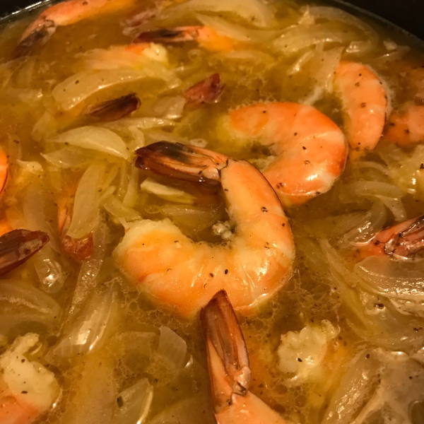 Beer-Boiled Shrimp