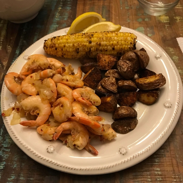 Beer-Boiled Shrimp