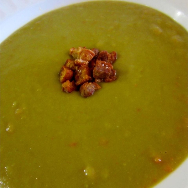 Split Pea Soup with Pork Belly