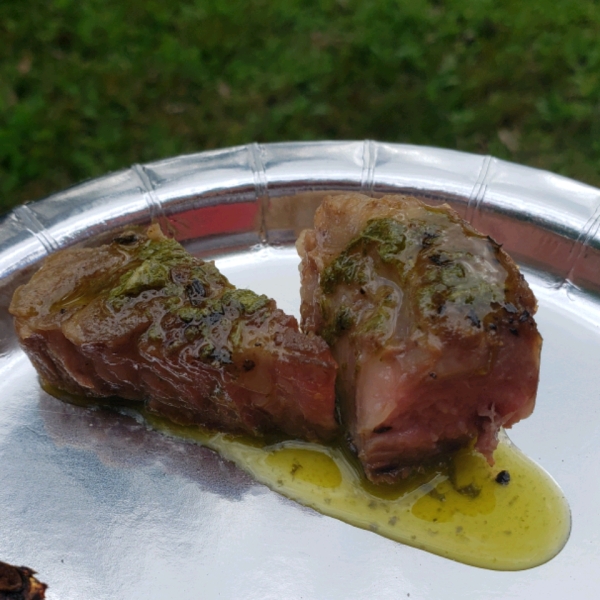 Lamb Chops with Mint Oil