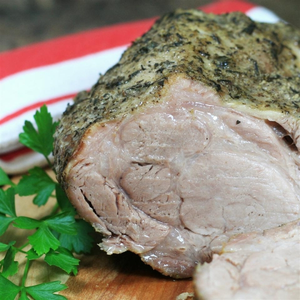 Pork Roast with Herb Rub