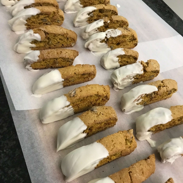 Pumpkin Pecan Biscotti