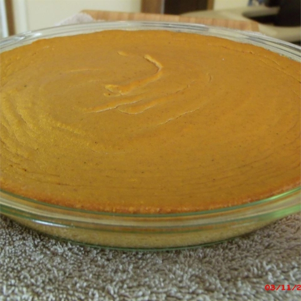 Easy Crustless Pumpkin Pie