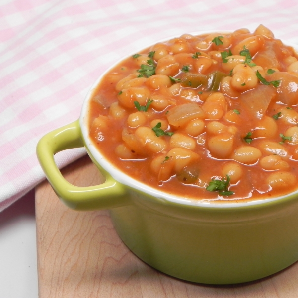 Vegetarian Baked Beans with Canned Beans