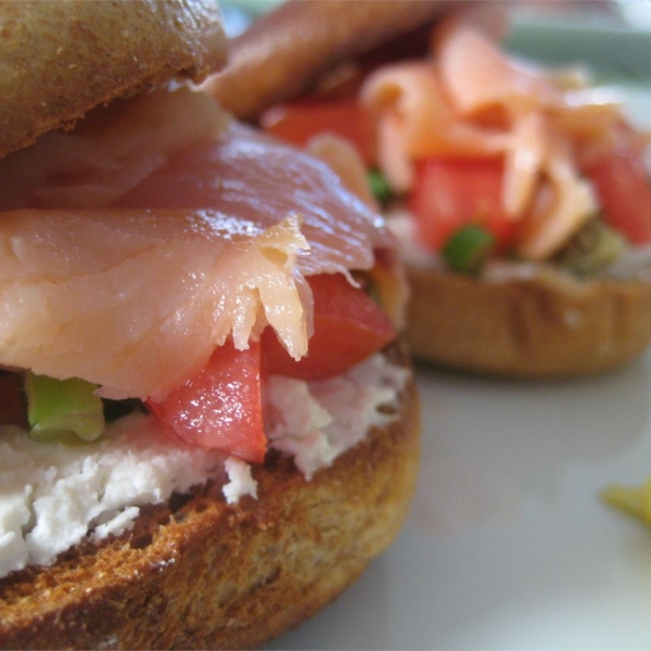 Smoked Salmon Pizette