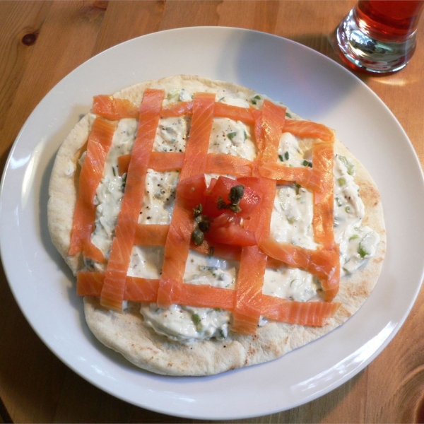 Smoked Salmon Pizette