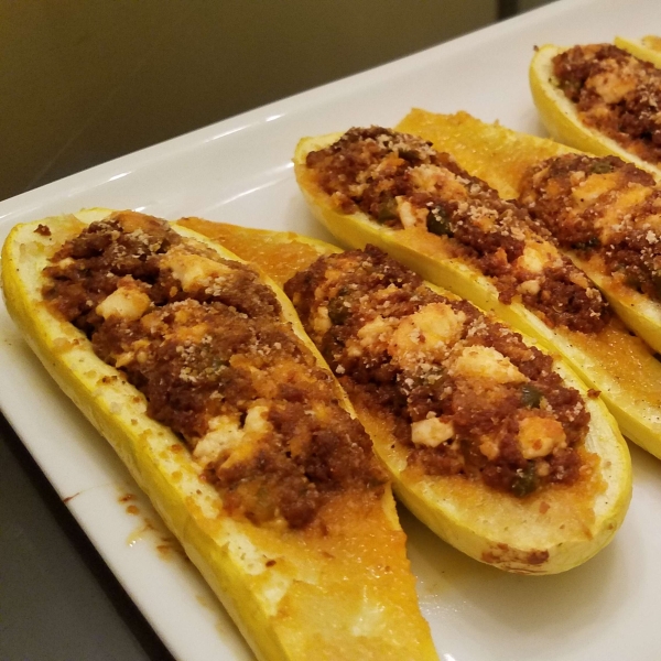 Chef John's Stuffed Summer Squash