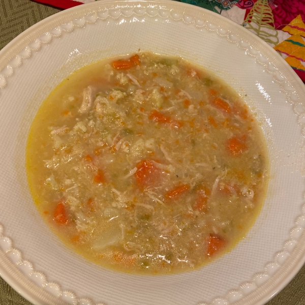 Nichole's Chicken Cauliflower Soup