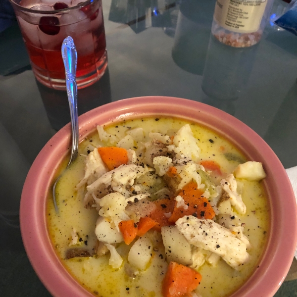 Nichole's Chicken Cauliflower Soup