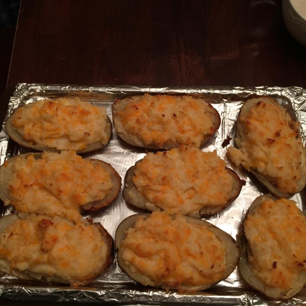 Twice Baked Cheesy Potatoes