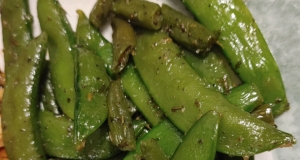 Sauteed Sugar Snap Peas and Green Beans