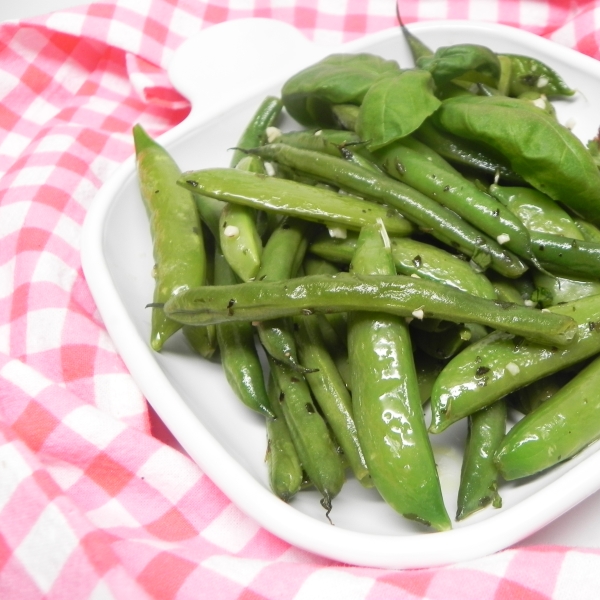 Sauteed Sugar Snap Peas and Green Beans