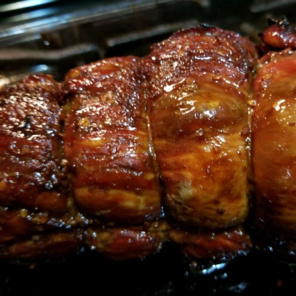 Molasses-Glazed Pork Tenderloin