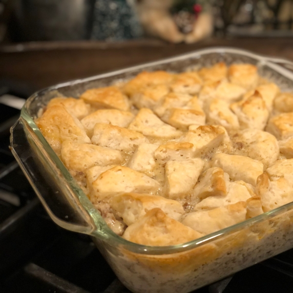 Sausage Gravy Casserole