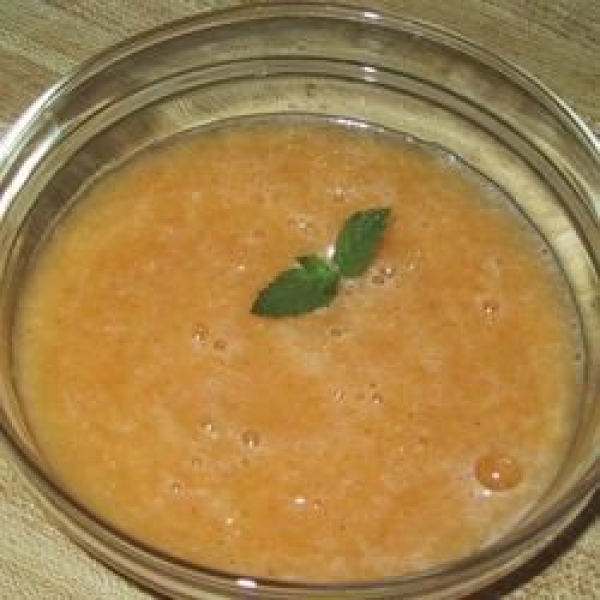 Chilled Cantaloupe Soup