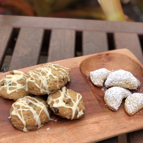 Crazy Yummy Cranberry Pecan Cookies with Orange Glaze