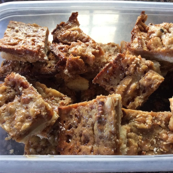 Toffee Cashew Bars