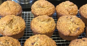 Healthy Banana Cranberry Muffins