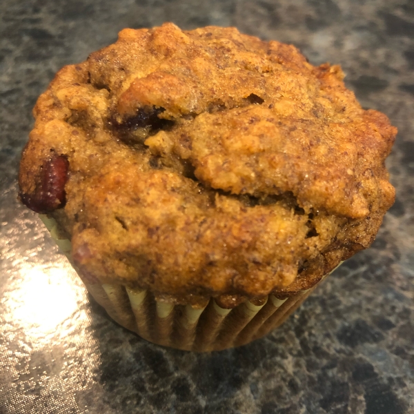 Healthy Banana Cranberry Muffins