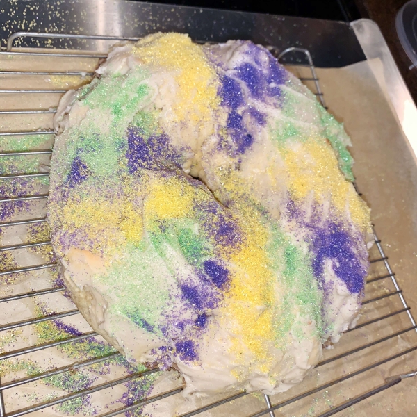 The Best Cream Cheese King Cake