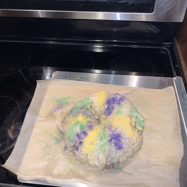 The Best Cream Cheese King Cake