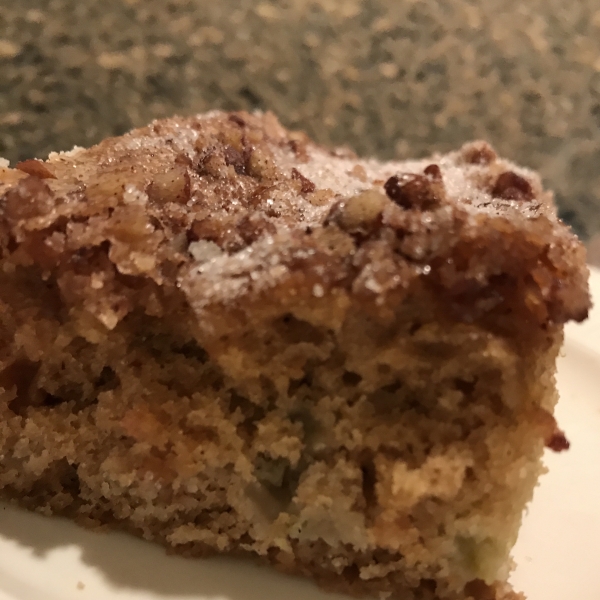 Rhubarb Coffee Cake with Buttermilk