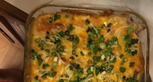 Monster Sour Cream Enchiladas