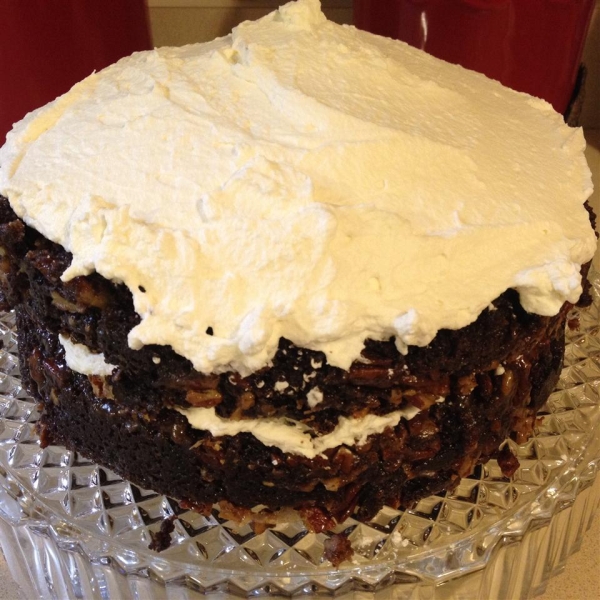 Chocolate Praline Layer Cake