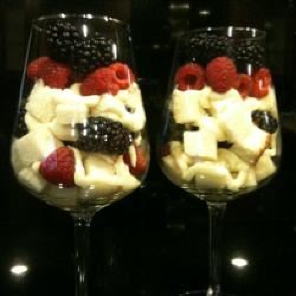 Lemon and Raspberry Trifle in Mason Jars