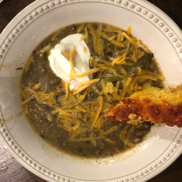 Green Enchilada Pork Chili