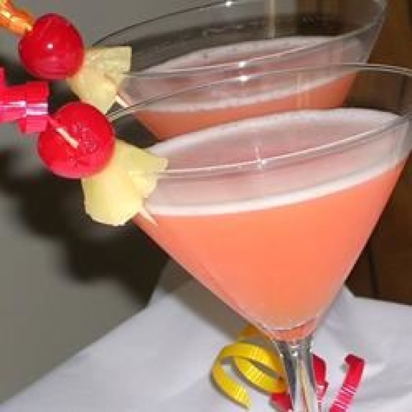 Pineapple Upside-down Cake Martinis