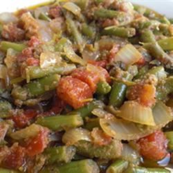 Green Beans in Tomato Sauce