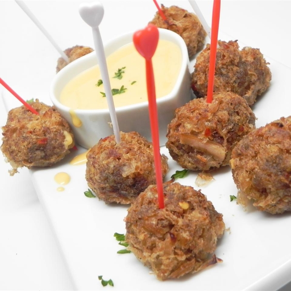 Easy Sauerkraut and Sausage Balls