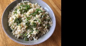 Quinoa Salad with Kale Buds