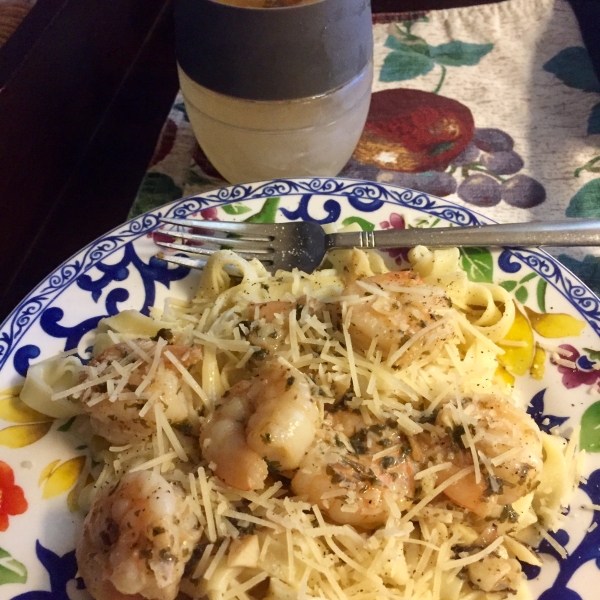 Garlic Shrimp Scampi Pasta