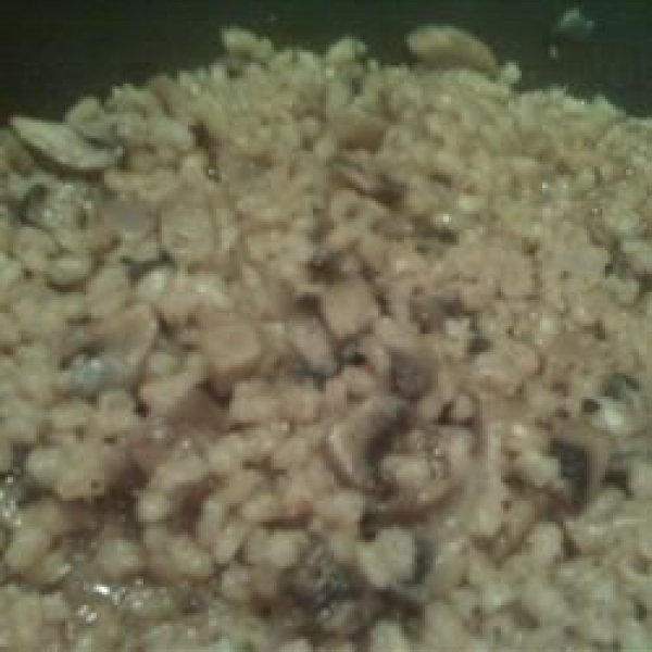 Byrdhouse Mushroom Barley Pilaf
