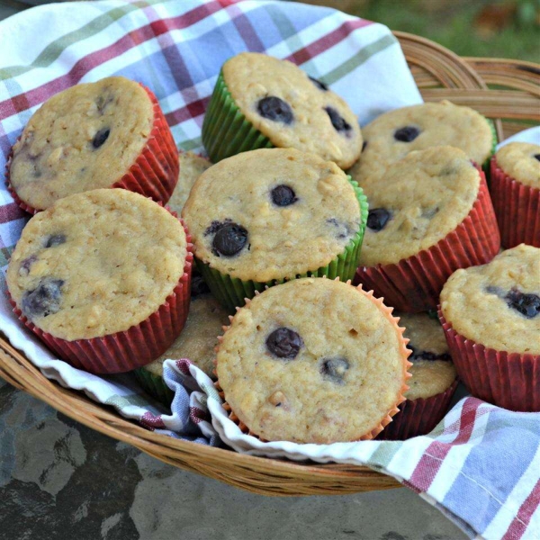 Superfood Blueberry Muffins