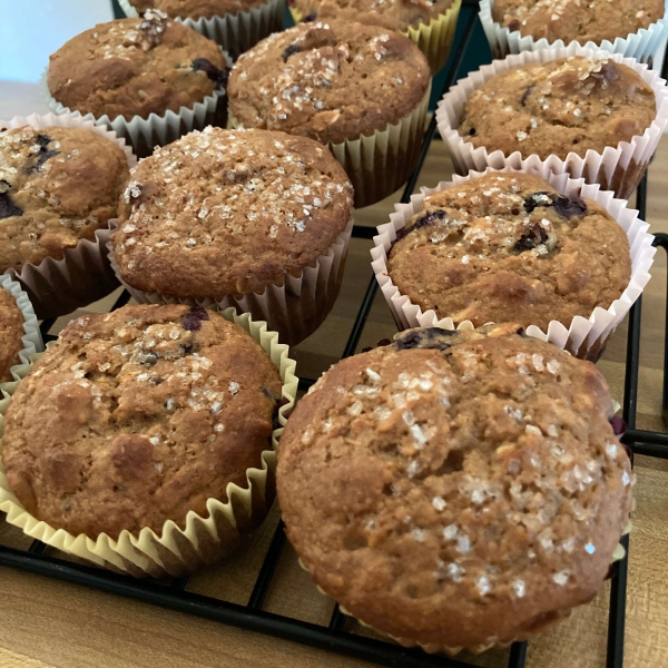 Superfood Blueberry Muffins