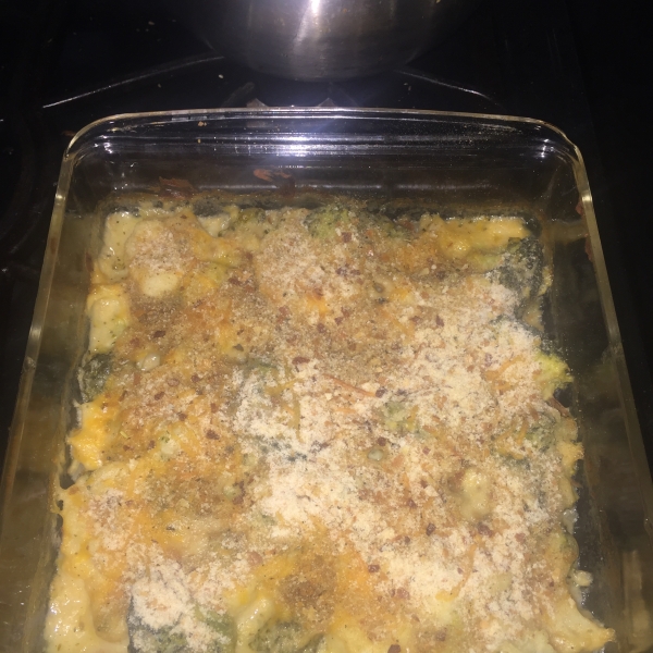 Broccoli and Cauliflower Gratin