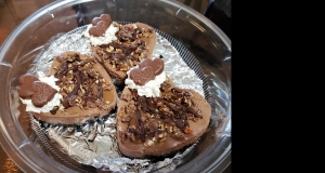 Instant Pot® Mini Heart-Shaped Chocolate Cheesecakes