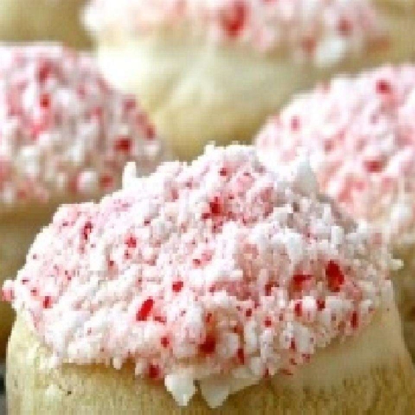 Frosted Shortbread Holiday Cookies