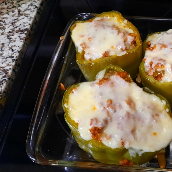 Pimiento Relleno (Puerto Rican Stuffed Peppers)