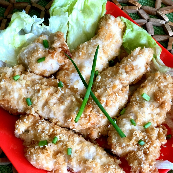 Crunchy Oven-Baked Chicken Tenders