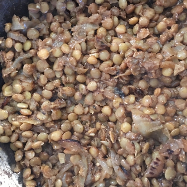 Indian Lentils and Spinach