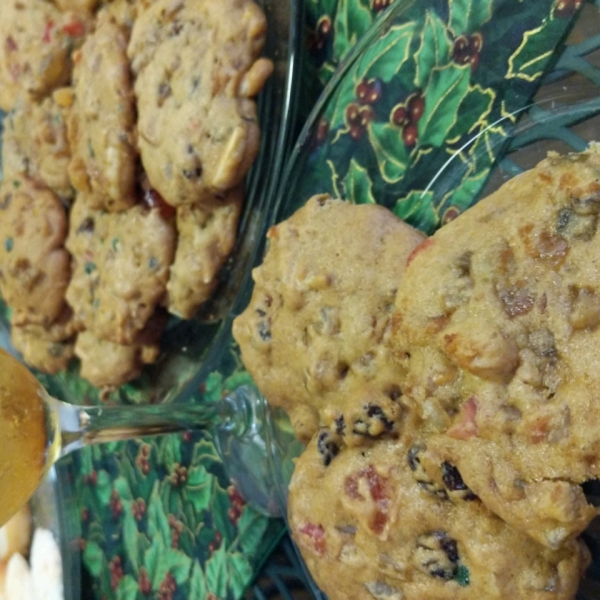 My Grandma's Fruitcake Cookies