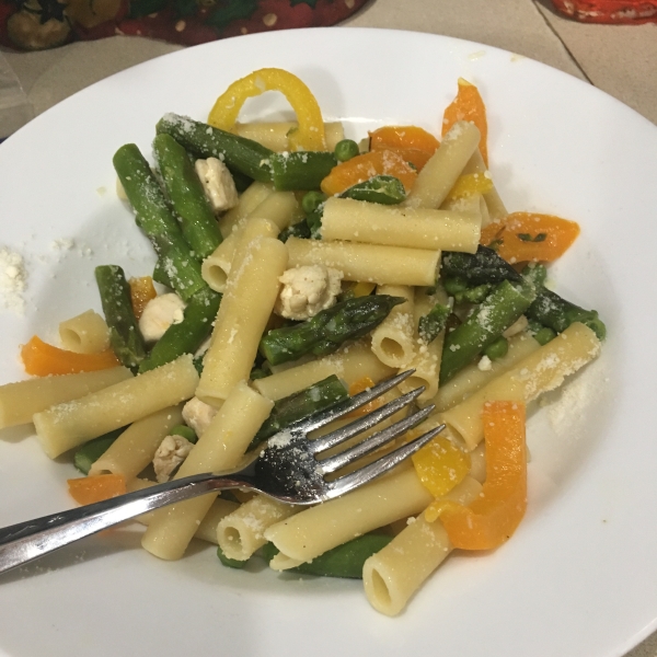 Asparagus, Chicken and Penne Pasta