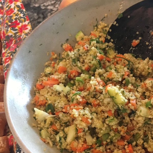 Vegan Quinoa Salad with Vegetables