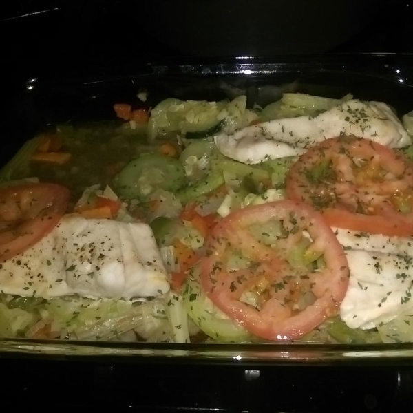 Baked Fish Dinner For Two